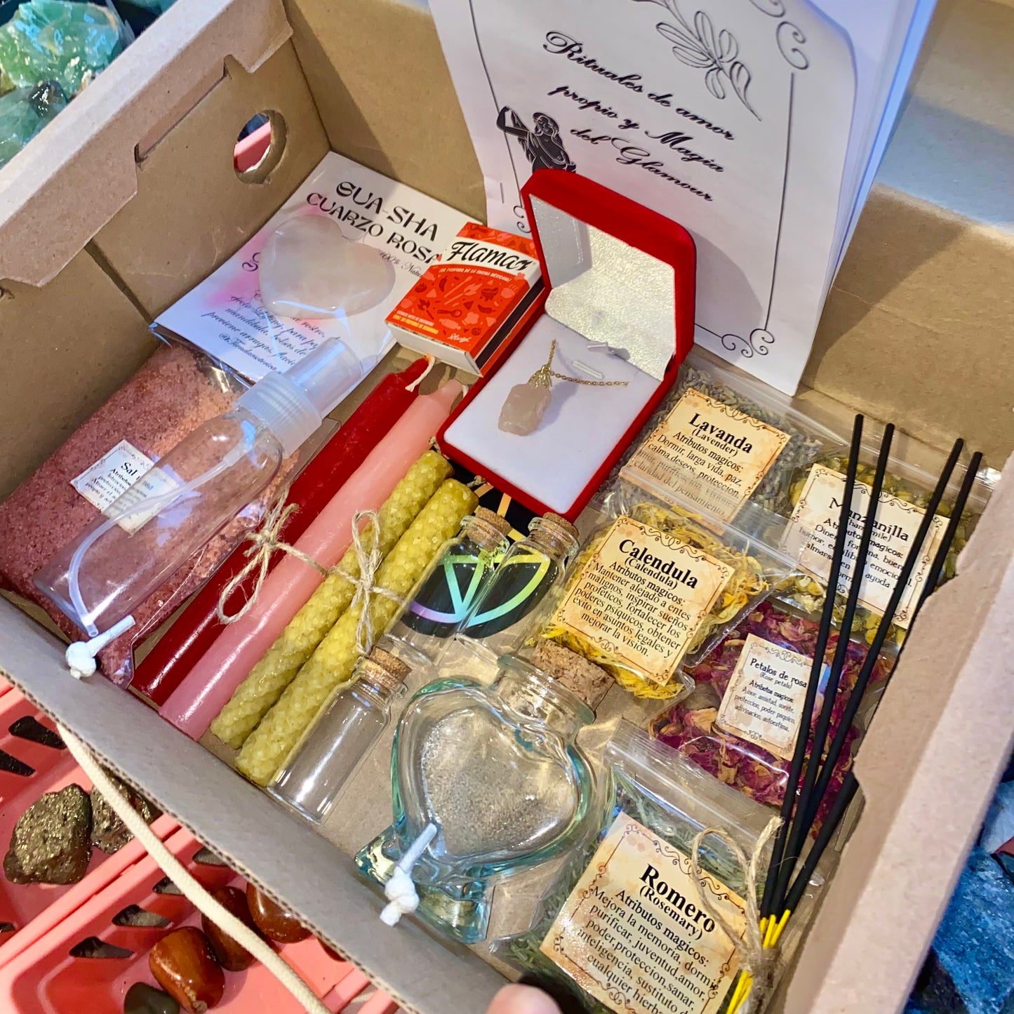 Kit hechizos de Amor Propio y Magia del Glamour ✨ (versión pequeño)