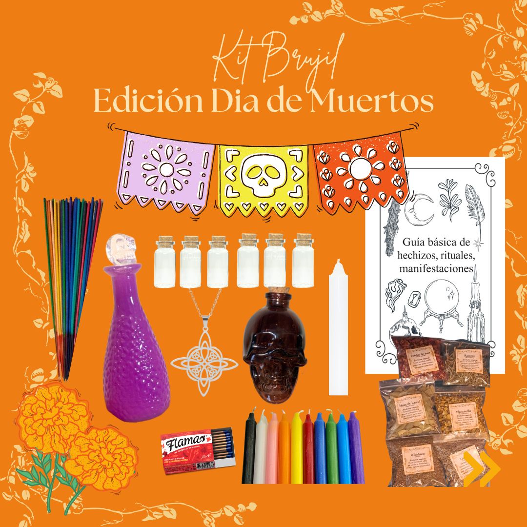 Kit Bruja Principiante Día de Muertos 💀🧡🧡