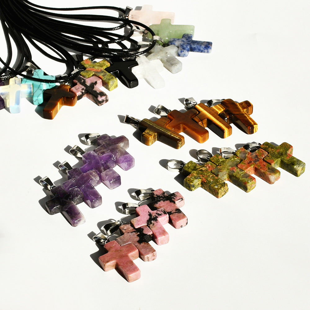 Collar Cruz Cuarzo