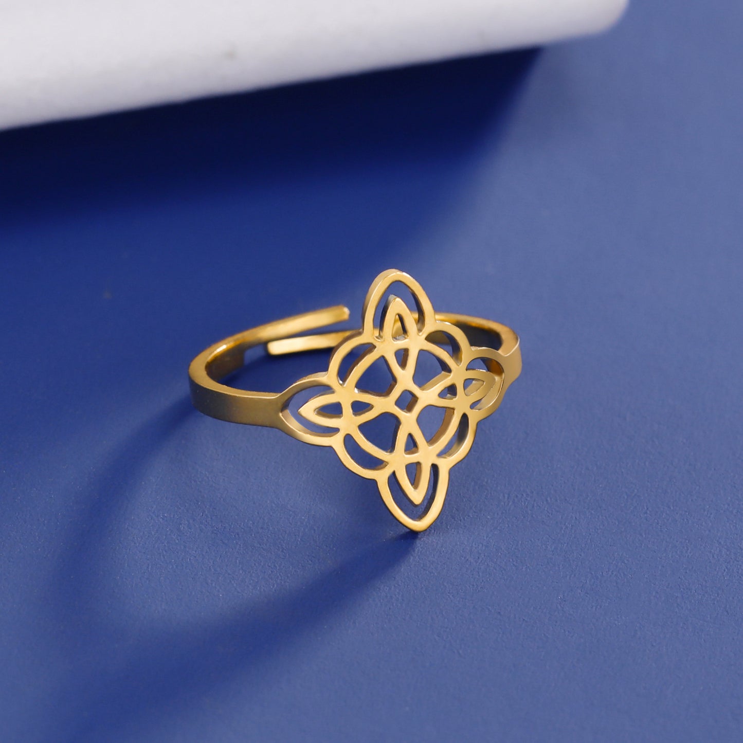 Anillos Nudo de Bruja Ajustables
