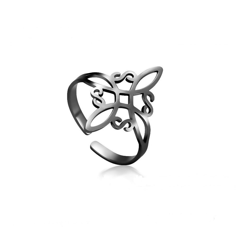 Anillo Nudo de Bruja Ajustable