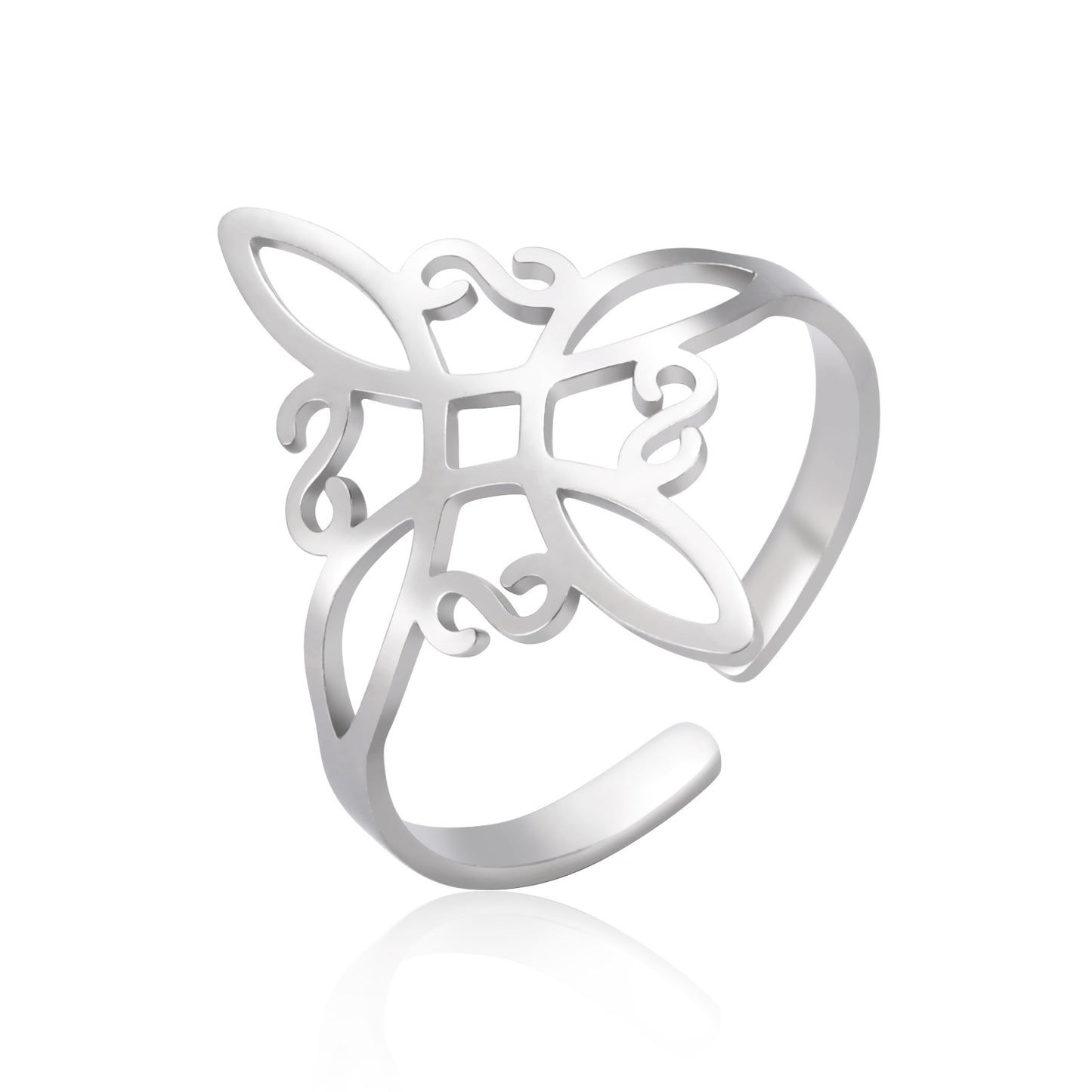 Anillo Nudo de Bruja Ajustable