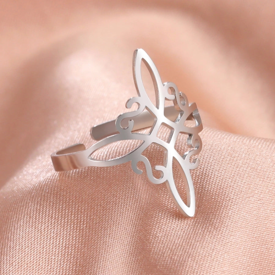 Anillo Nudo de Bruja Ajustable