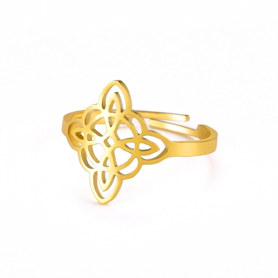 Anillos Nudo de Bruja Ajustables