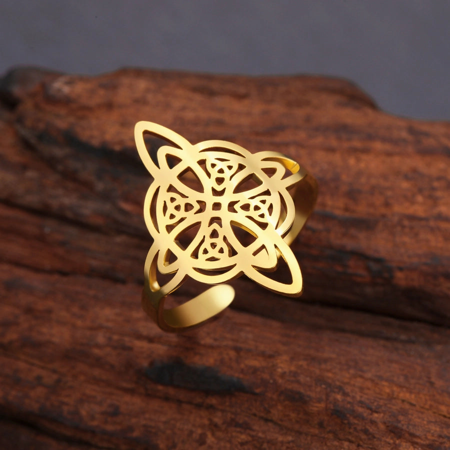 Anillo Nudo de Bruja