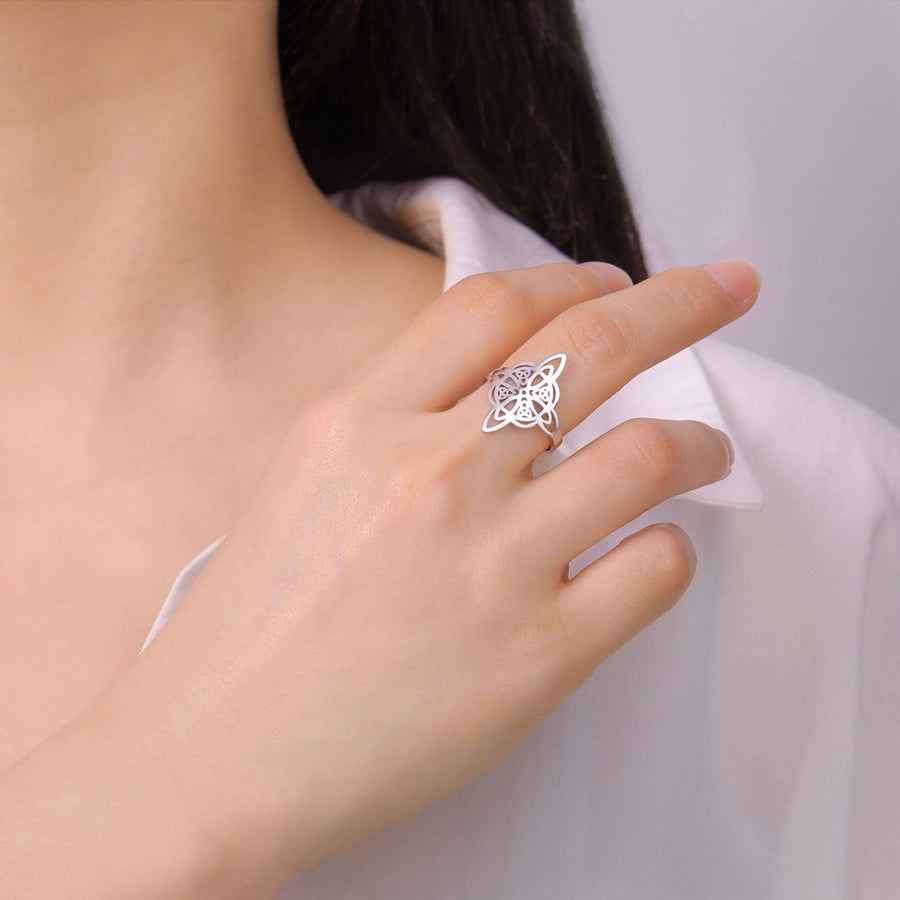 Anillo Nudo de Bruja