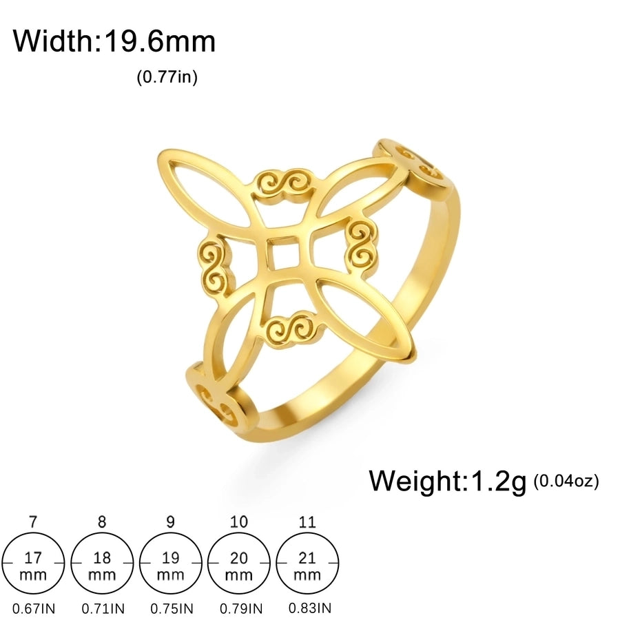 Anillo Nudo de Bruja