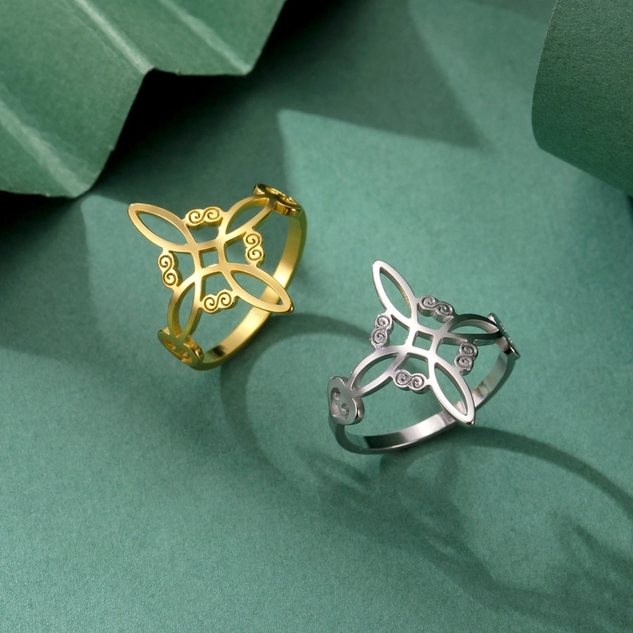 Anillo Nudo de Bruja