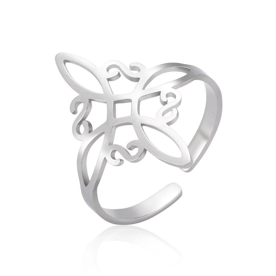 Anillo Nudo de Bruja Ajustable