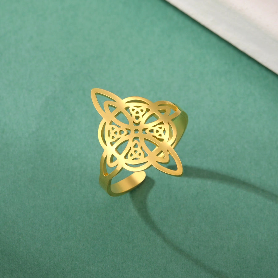 Anillo Nudo de Bruja