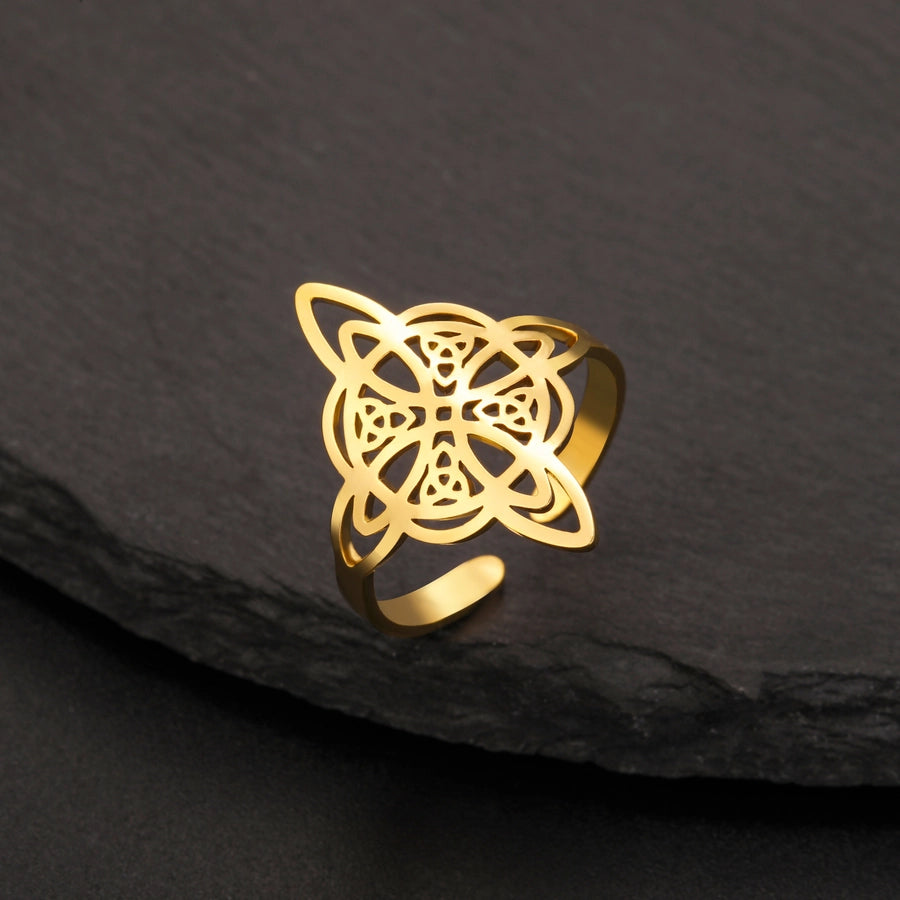 Anillo Nudo de Bruja