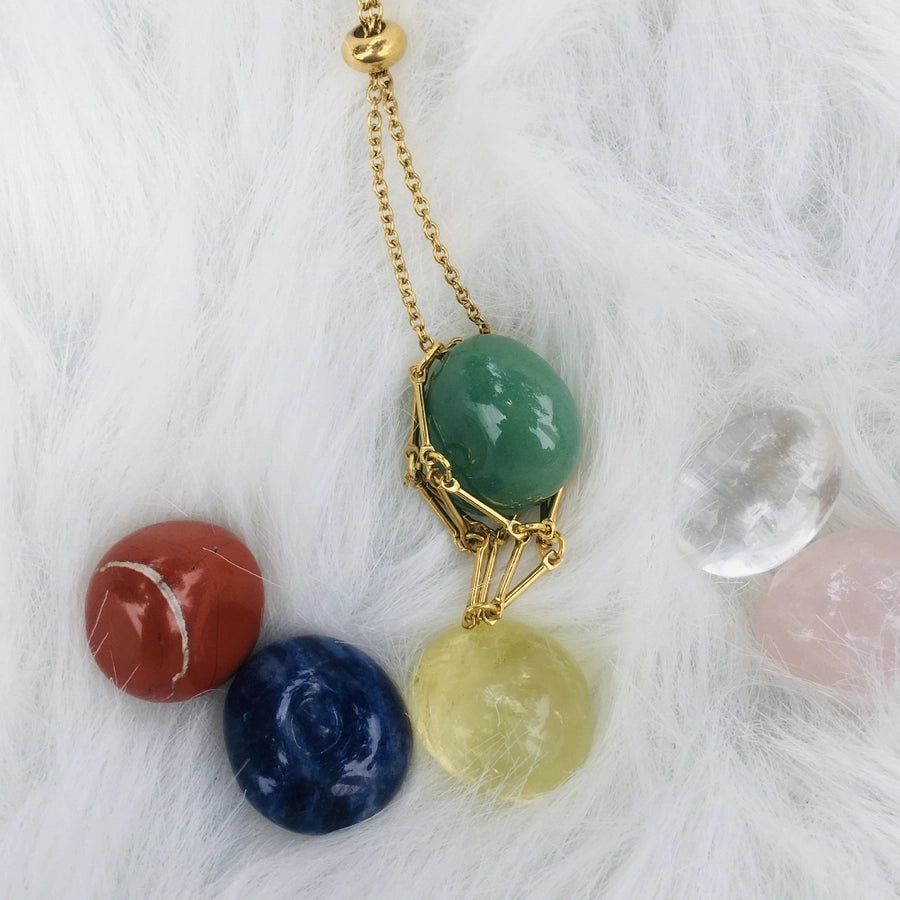 Collar con Cuarzo Ajustable