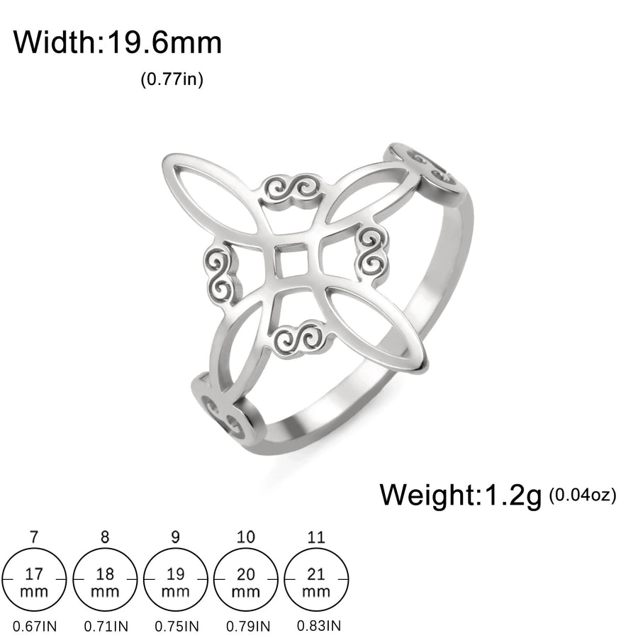 Anillo Nudo de Bruja