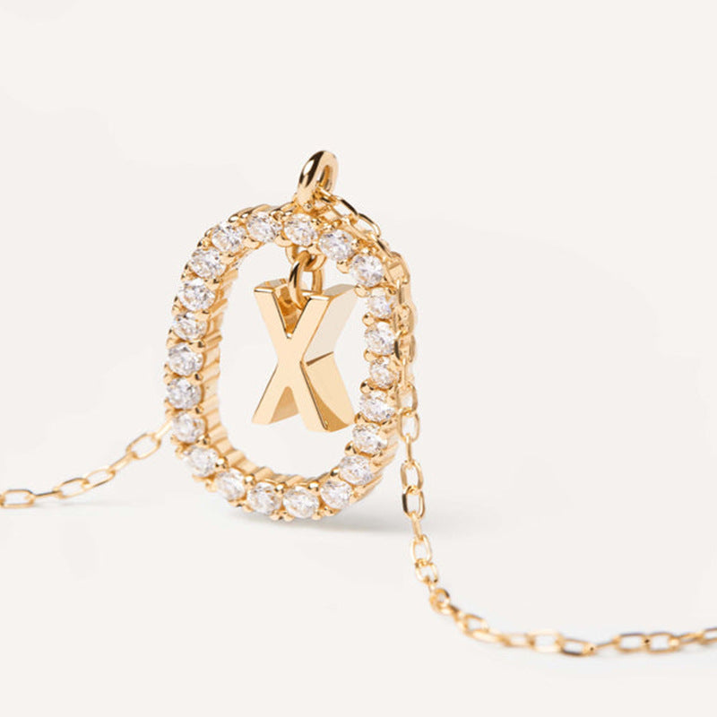 Collar de Plata con Inicial