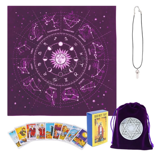 Nuevo Set de Tarot Morado