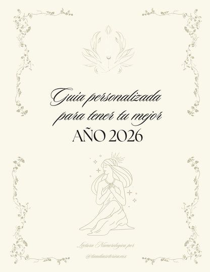 Lectura Numerológica: Guía para tener Tu Mejor Año 2026.