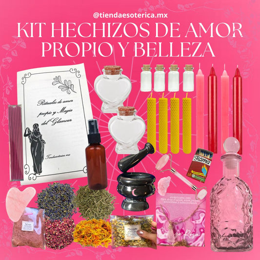 Kit Brujil Hechizos de Amor propio y Magia del Glamour