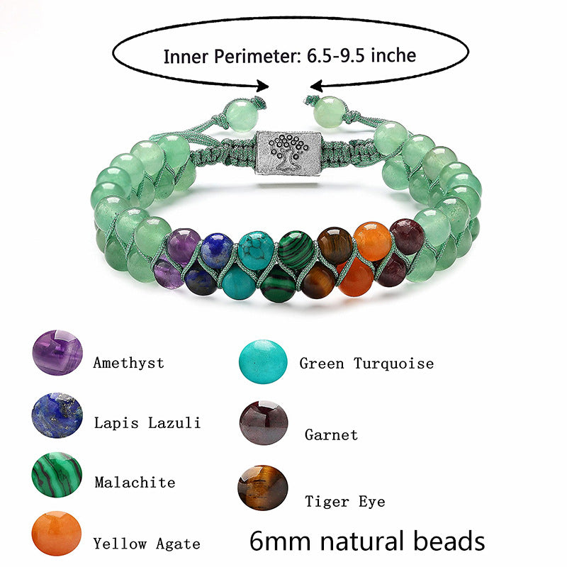 Pulsera Cuarzos 7 chakras