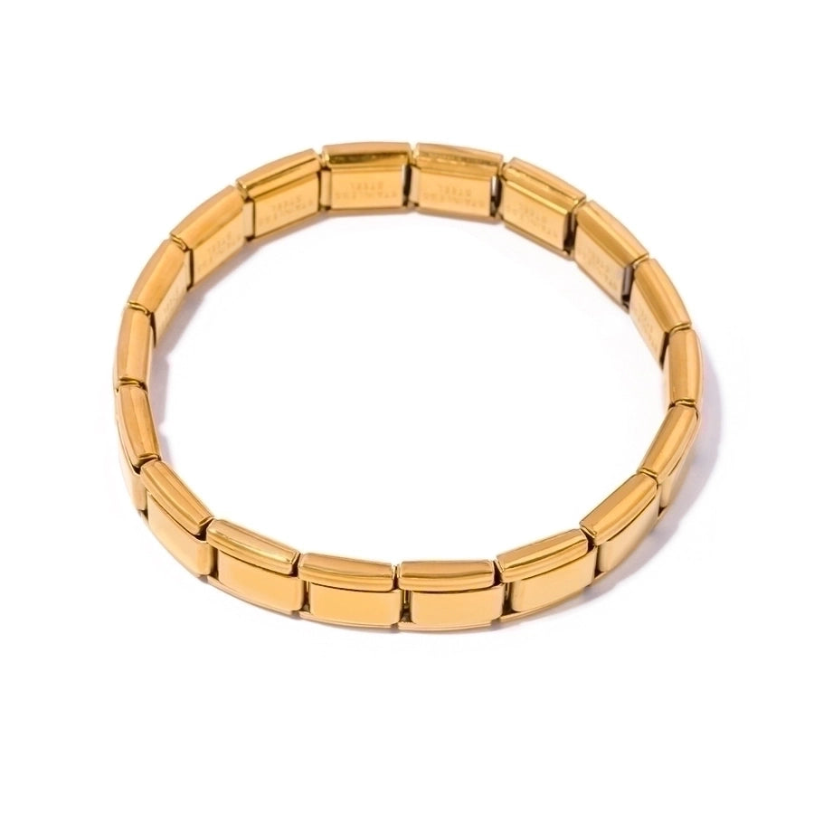 Pulsera italiana Chapada en Oro