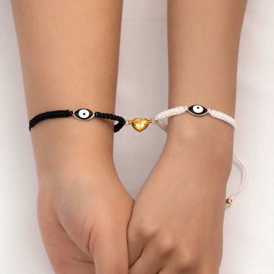 Pulseras Pareja Contra el Mal de Ojo