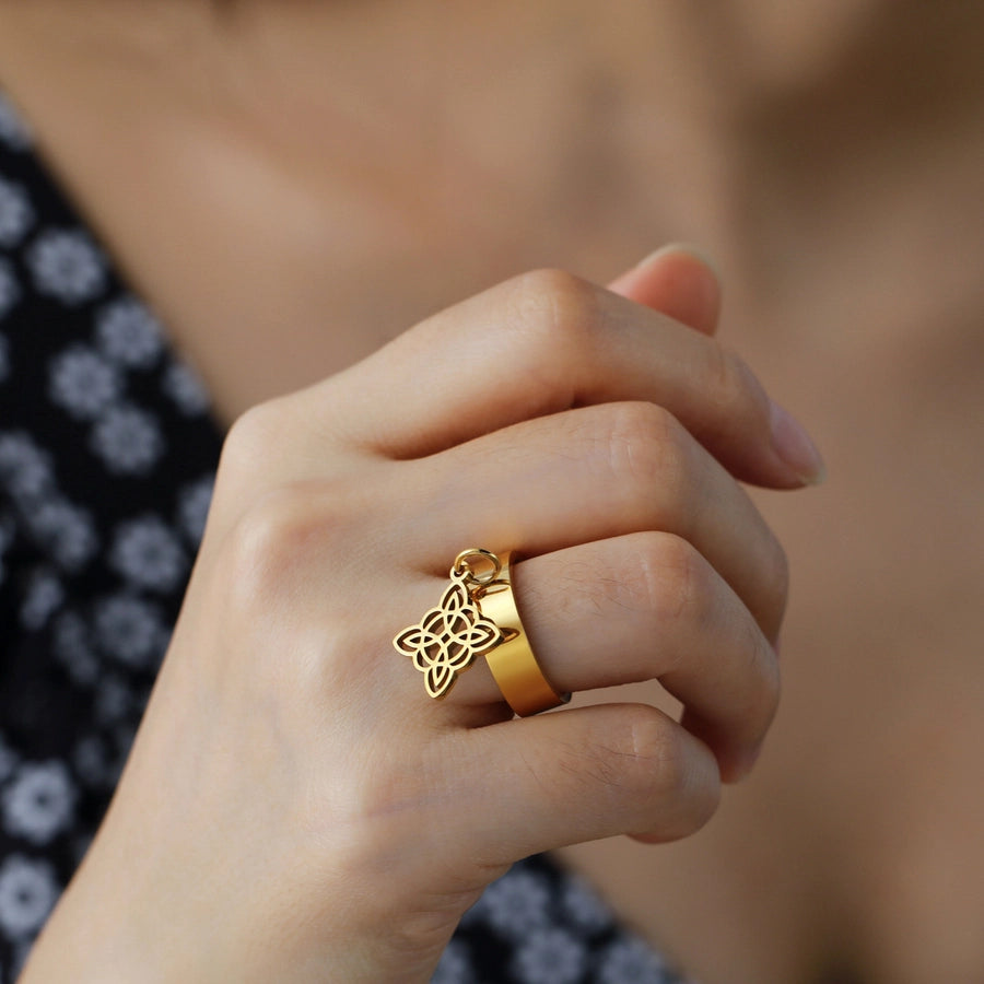 Anillo nudo de bruja