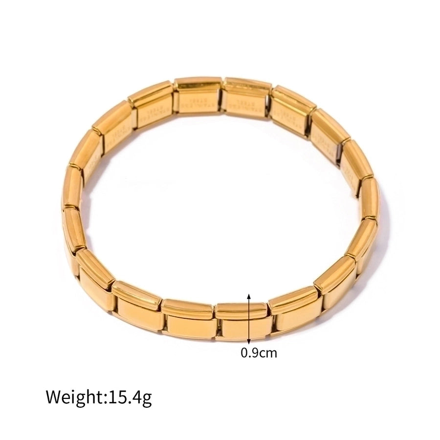 Pulsera italiana Chapada en Oro