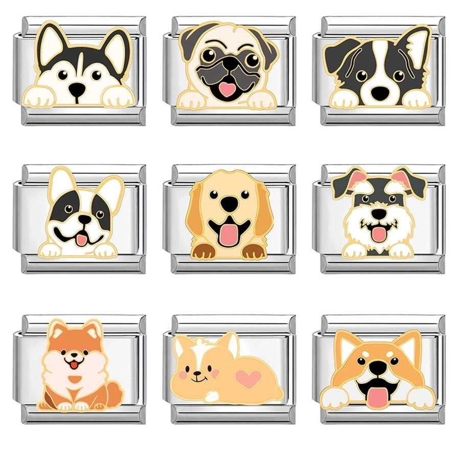 Charms de perros para pulsera italiana