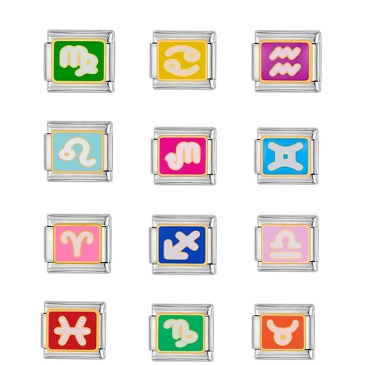 Charms Signos Zodiacales para pulsera italiana