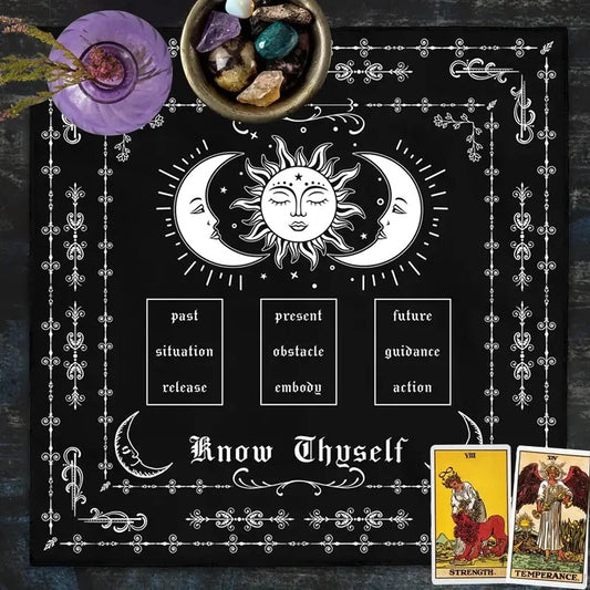 Mantel para tiradas de Tarot + Bolsa