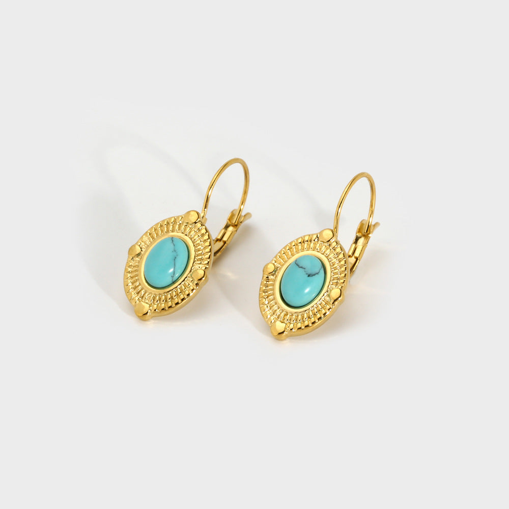 Aretes con Turquesa